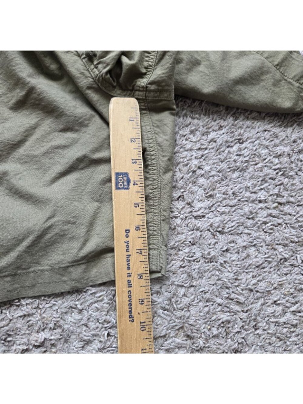 Polo Ralph Lauren Shorts Mens 3XB Green Olive Stretch Casual - Picture 3 of 5